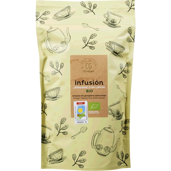 Tisana de Gengibre com Limão Biológico embalagem 100 g