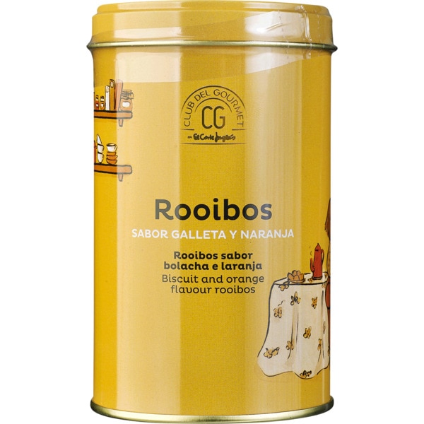Tisana Rooibos com Sabor a Bolacha e Laranja lata 100 g