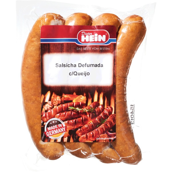Salsichas com Queijo embalagem 360 g