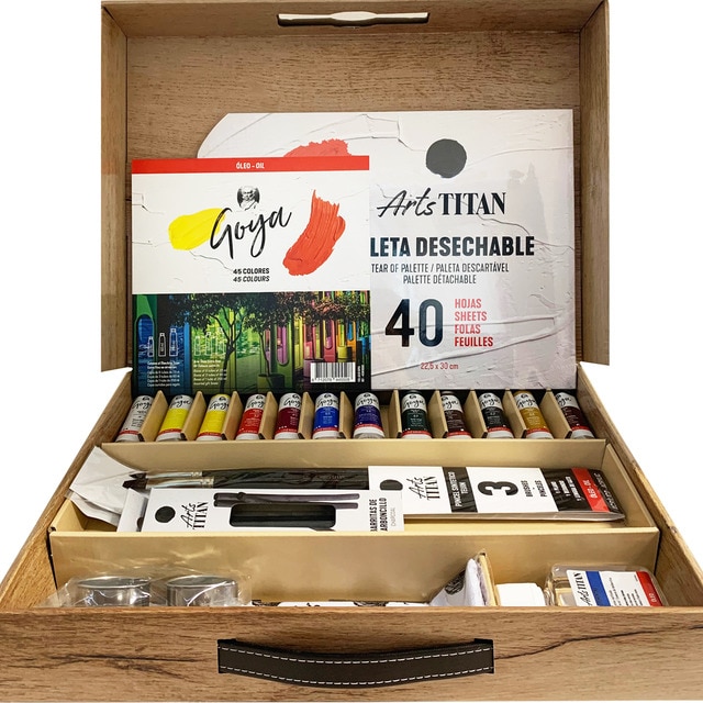 Set 12 Tubos 20 Mililitros Oleo Goya ArtsTitan