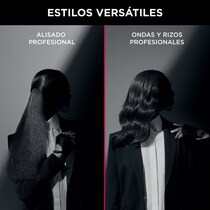 Lisseur Rowenta x Karl Lagerfeld avec revêtement Keratin & Glow niveau professionnel