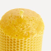 El Corte Inglés pillar candle made of beeswax