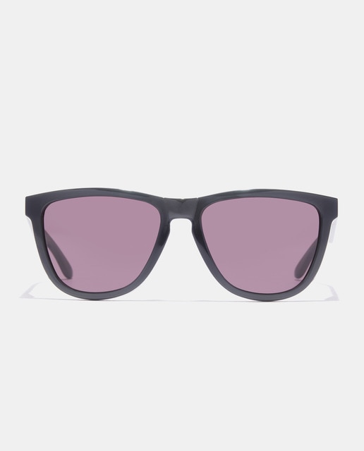 Gafas de sol unisex cuadradas en gris oscuro