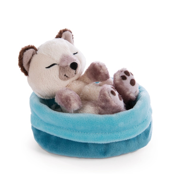 Peluche NICI Gatito Siamés 12cm En Su Canasto.