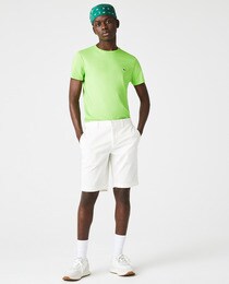 Men's white Bermuda shorts