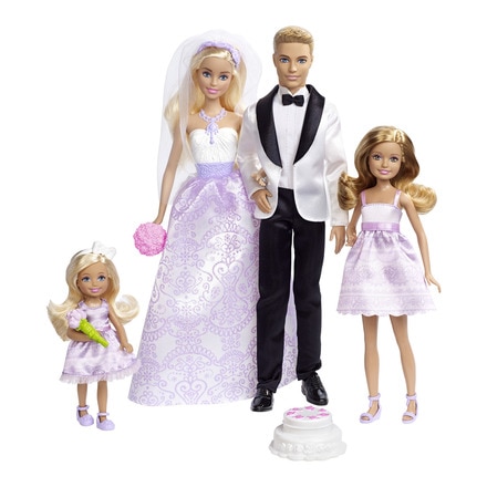  Conjunto de Boda con muñecos novios