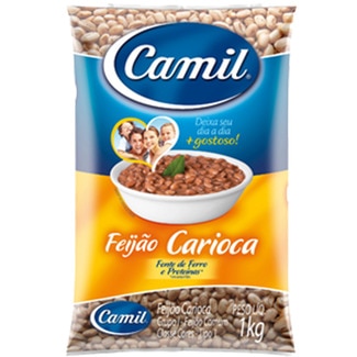 Camil Feijão Carioca embalagem 1 kg