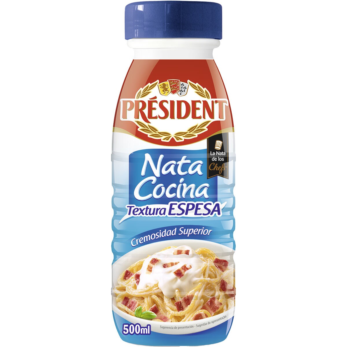 Heavy Liquid Cream For Cooking Bottle 500 Ml · President · Supermercado