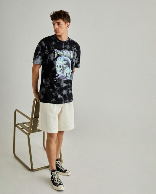 Men's Rick \u0026 Morty print T-shirt · Men 