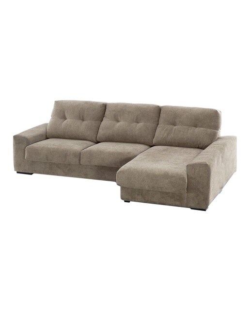 Sofá de 5 plazas con chaiselongue derecha Savoy El Corte Inglés