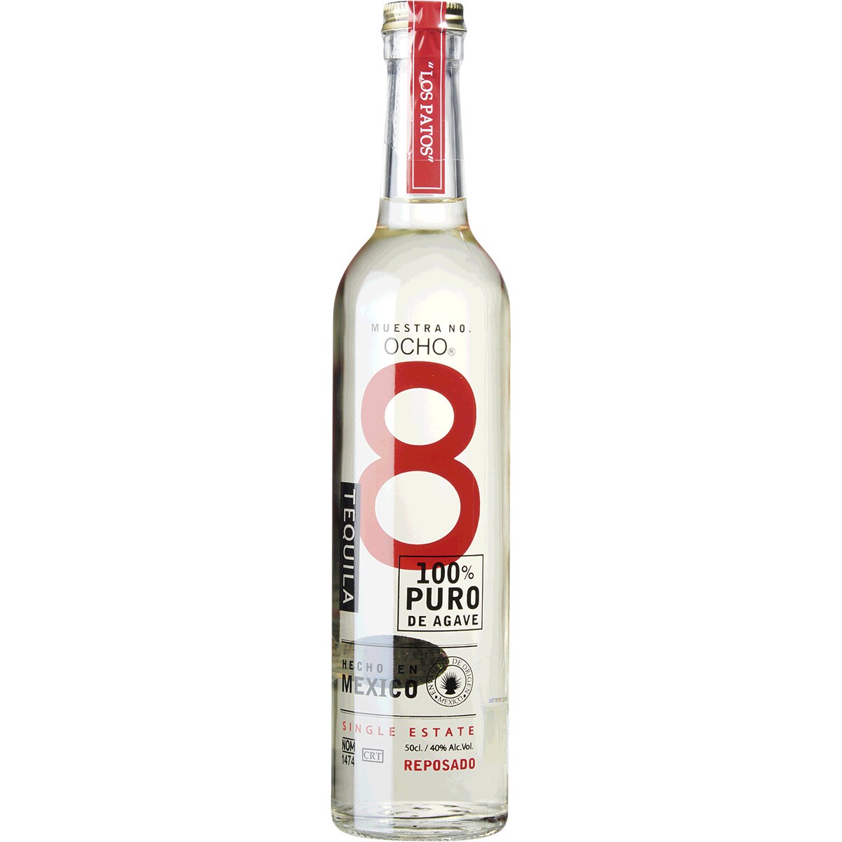 Tequila Reposado garrafa 50 cl · Ocho · Supermercado El Corte Inglés