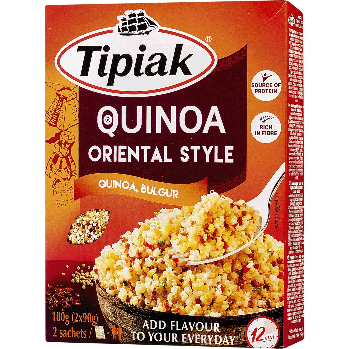 Quinoa Oriental embalagem 180 g · Tipiak · Supermercado El Corte Inglés