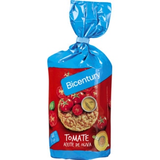 Bicentury Tortitas de Milho com Tomate e Azeite embalagem 123,5 g