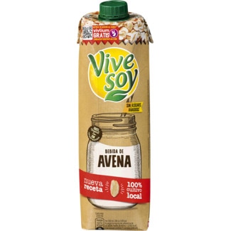 Vive Soy Bebida de Aveia sem Açúcar embalagem 1 L
