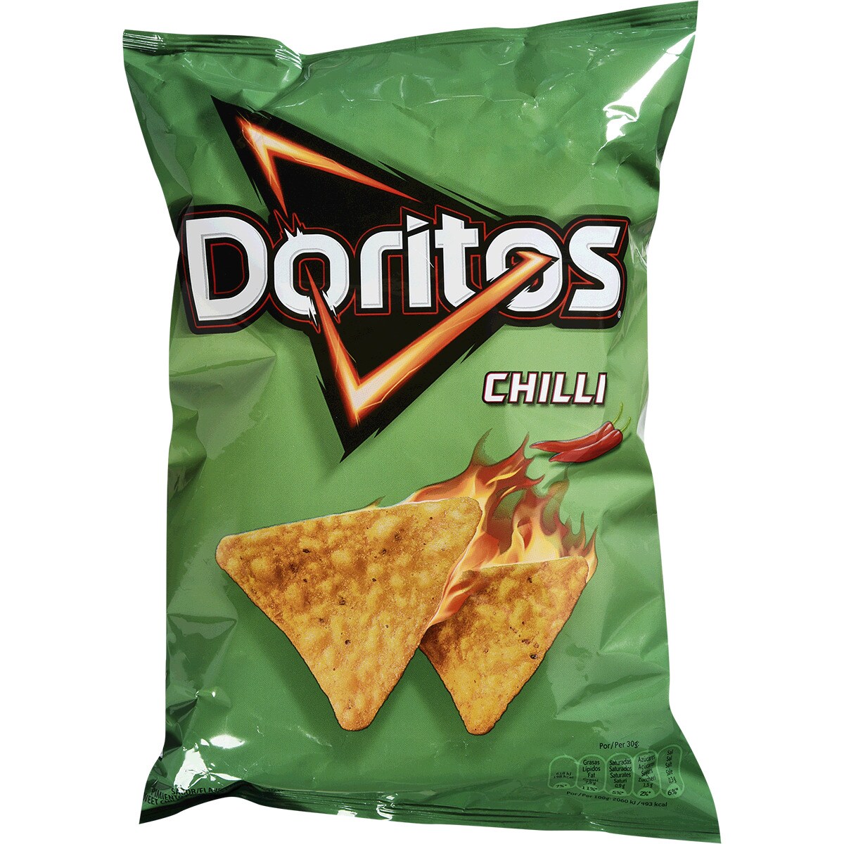 Snack De Milho Com Sabor A Chilli Embalagem 140 G Doritos 