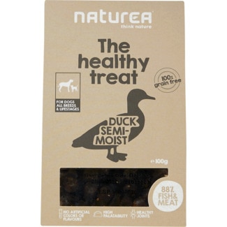 Treats Dog Semi-Moist Duck embalagem 100 g