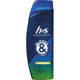H&S Gel de Banho e Champô Refrescante com Frescura de Gengibre embalagem 300 ml