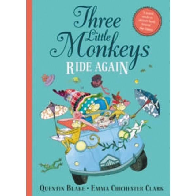 Three little monkeys ride again
