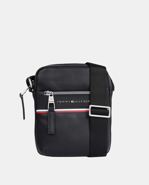 Black messenger bag with zip · Men's fashion · El Corte Inglés