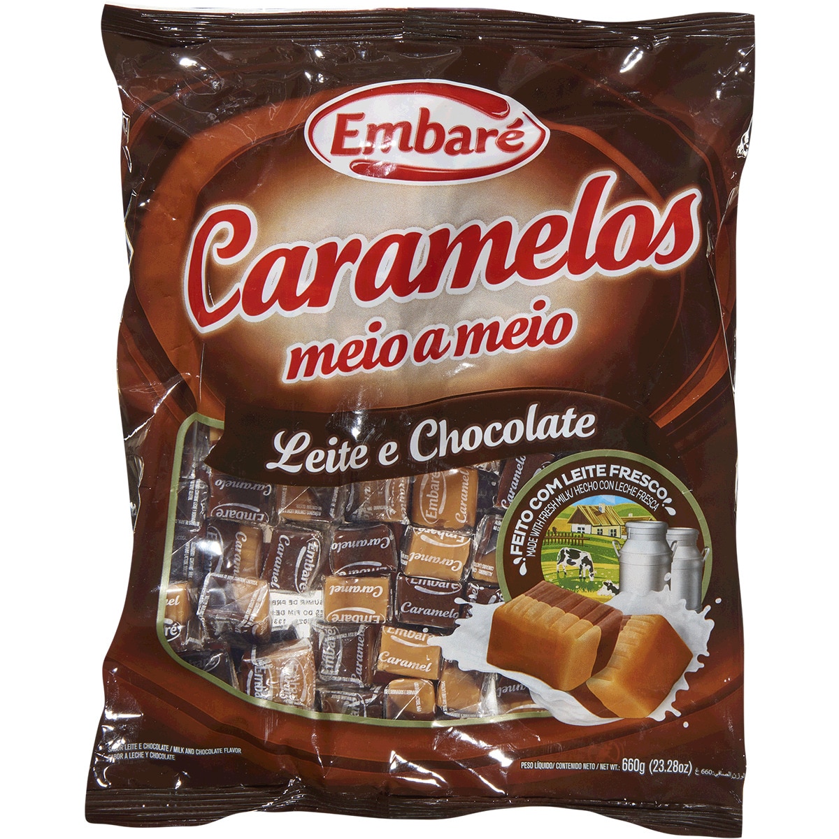 Caramelo de Chocolate Bala embalagem 660 g · Embare · Supermercado El