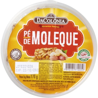 Pé de Moleque Tradicional embalagem 170 g
