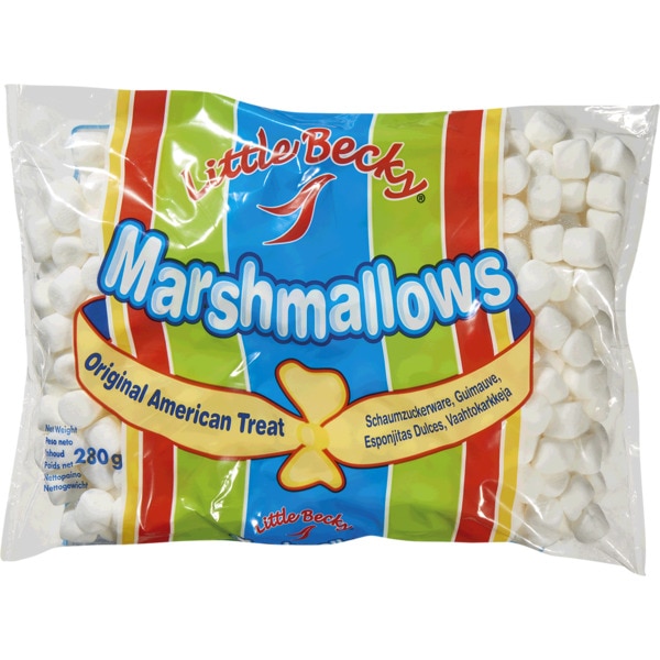 Marshmallows Original Mini embalagem 280 g · Little Becky