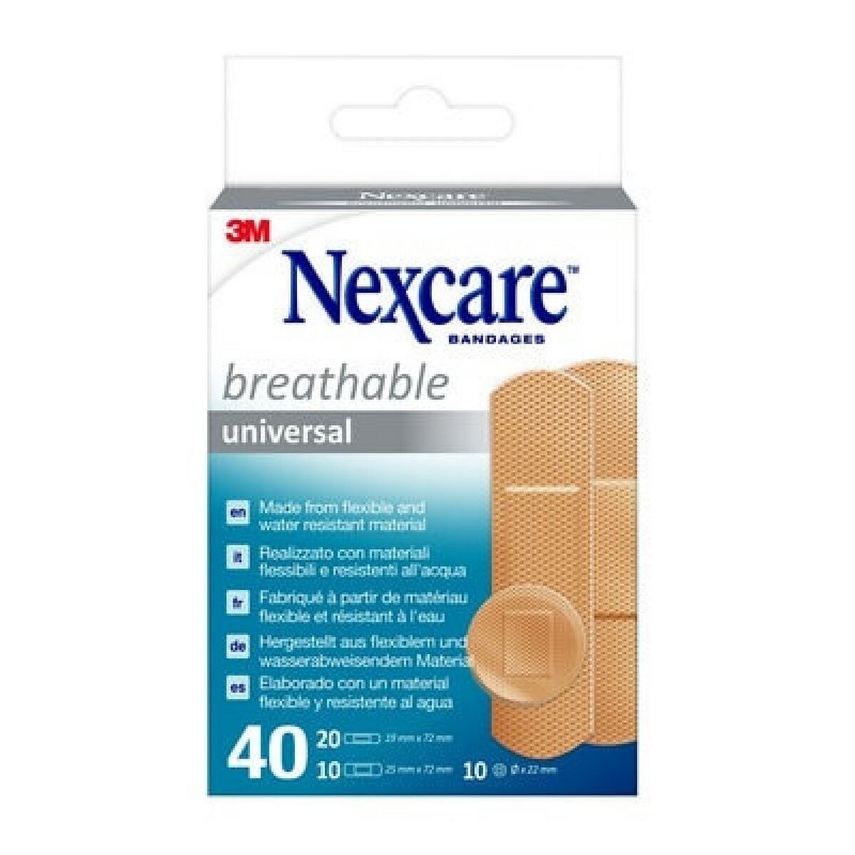 Imagem 0 de Pensos Rápidos Sortido Universal Nexcare - 40 pensos
