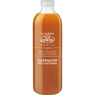 DON SIMON La Huerta gazpacho premium 100% natural botella 1 l