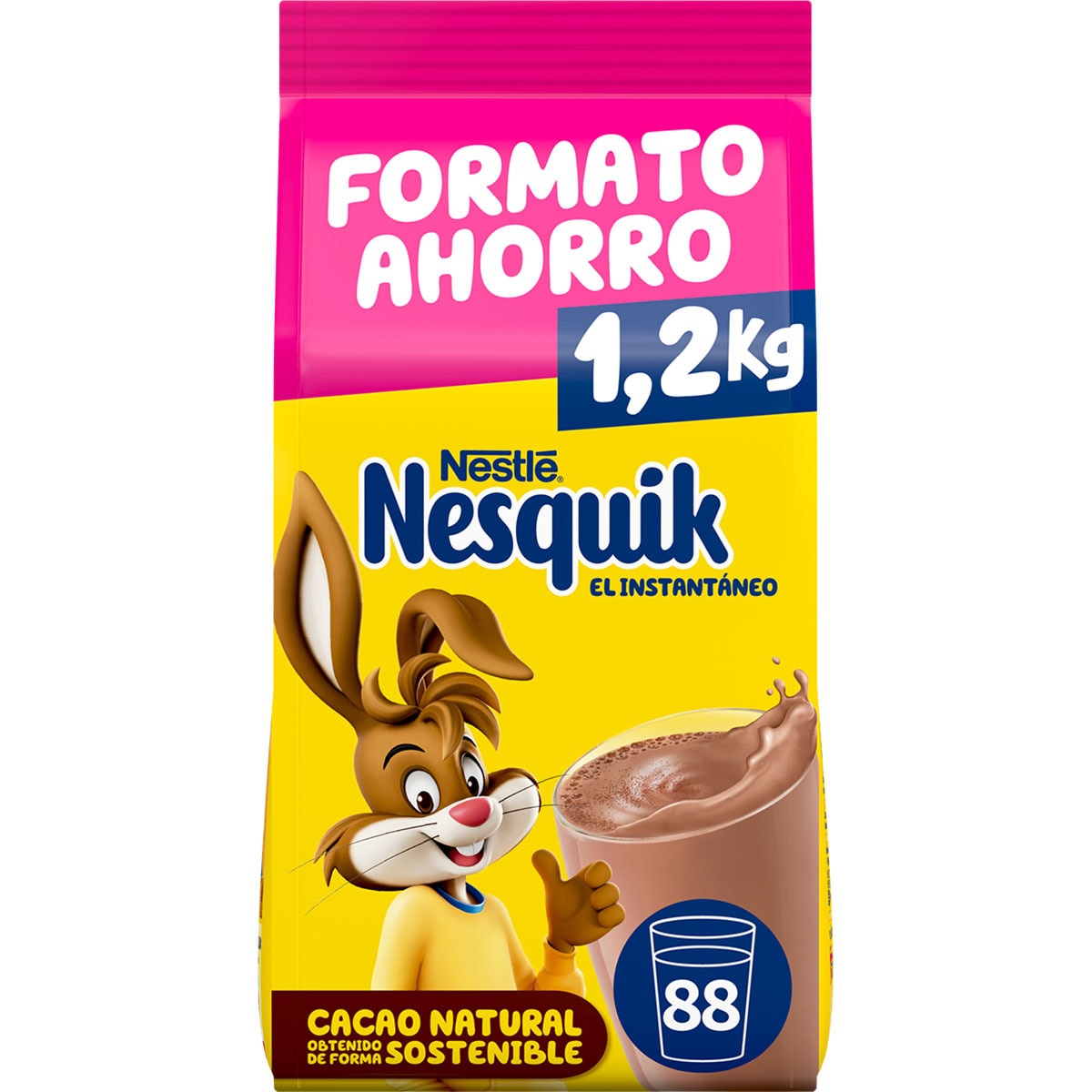 Glutenfree instant cocoa bag 1,2 kg · NESTLE NESQUIK · Supermercado El