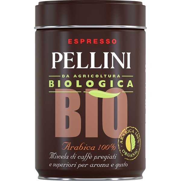 PELLINI Bio café 100% arábica de agricultura biológica lata 250 g