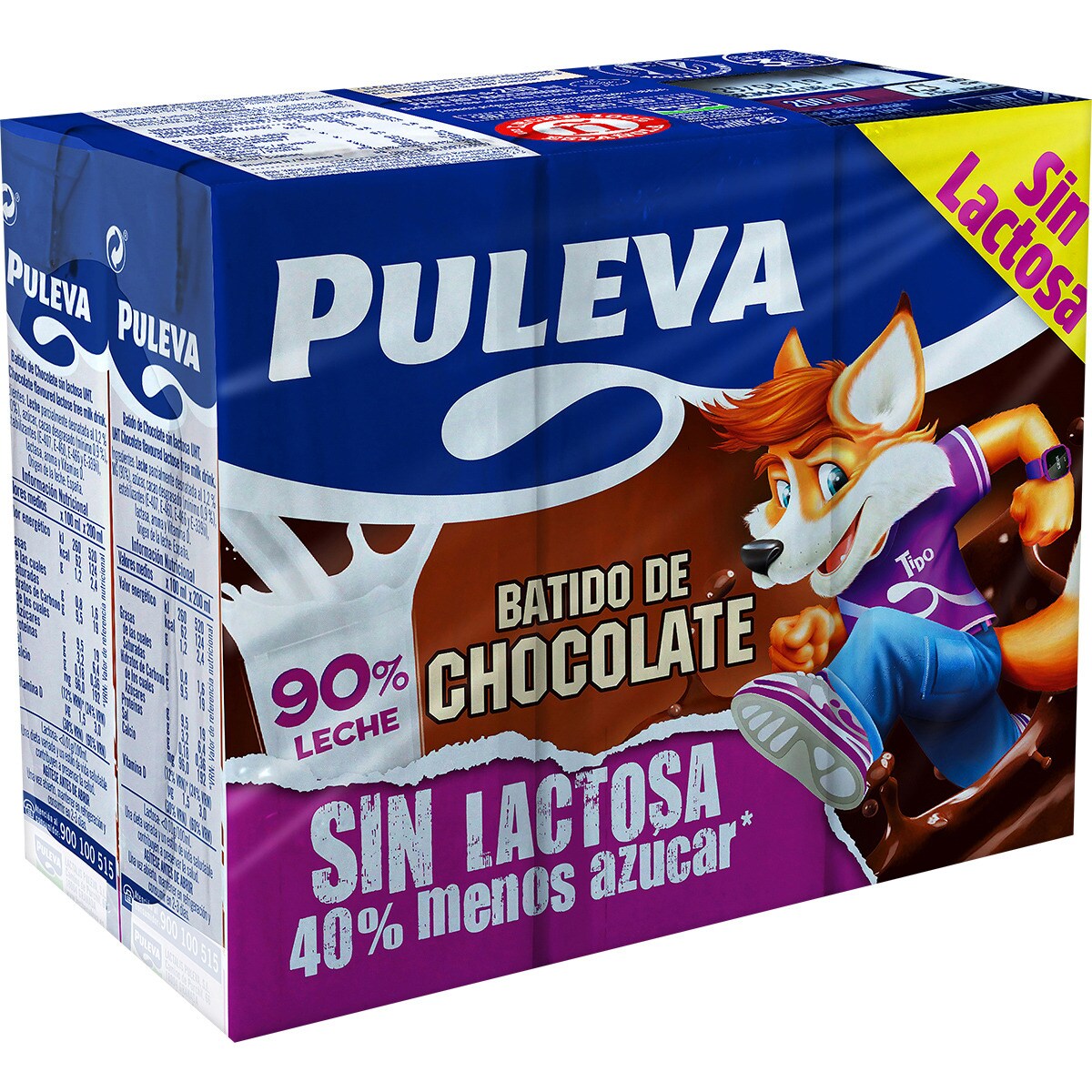 Chocolate milkshake Lactosefree Glutenfree 6pack cartons 200 ml