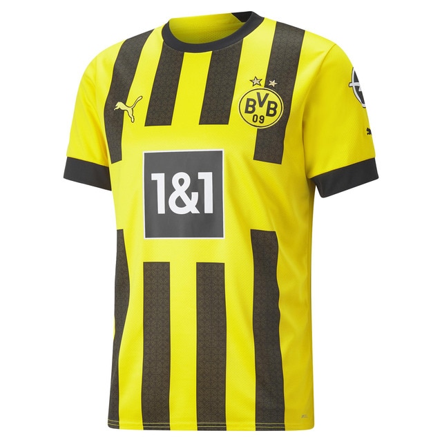 Puma Borussia Dortmund BVB 2022-2023 Men's Home Strip T-shirt · Puma ...