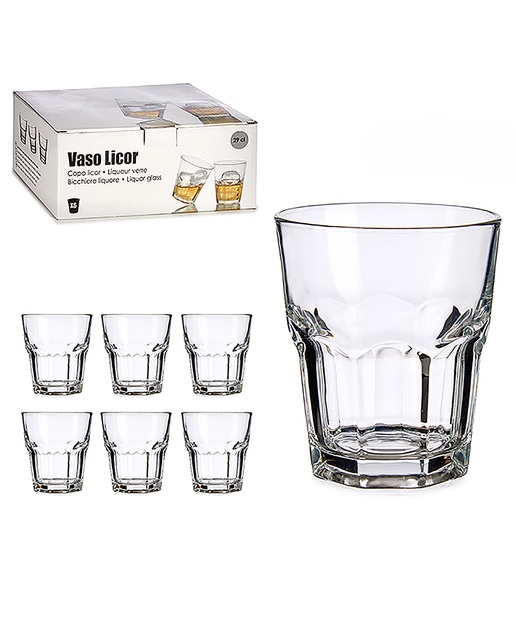 Pack 6 vasos para licor 29 cl