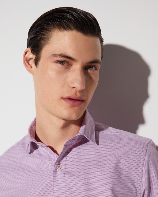 Men's slimfit plaincoloured dress shirt · Men's fashion · El Corte Inglés