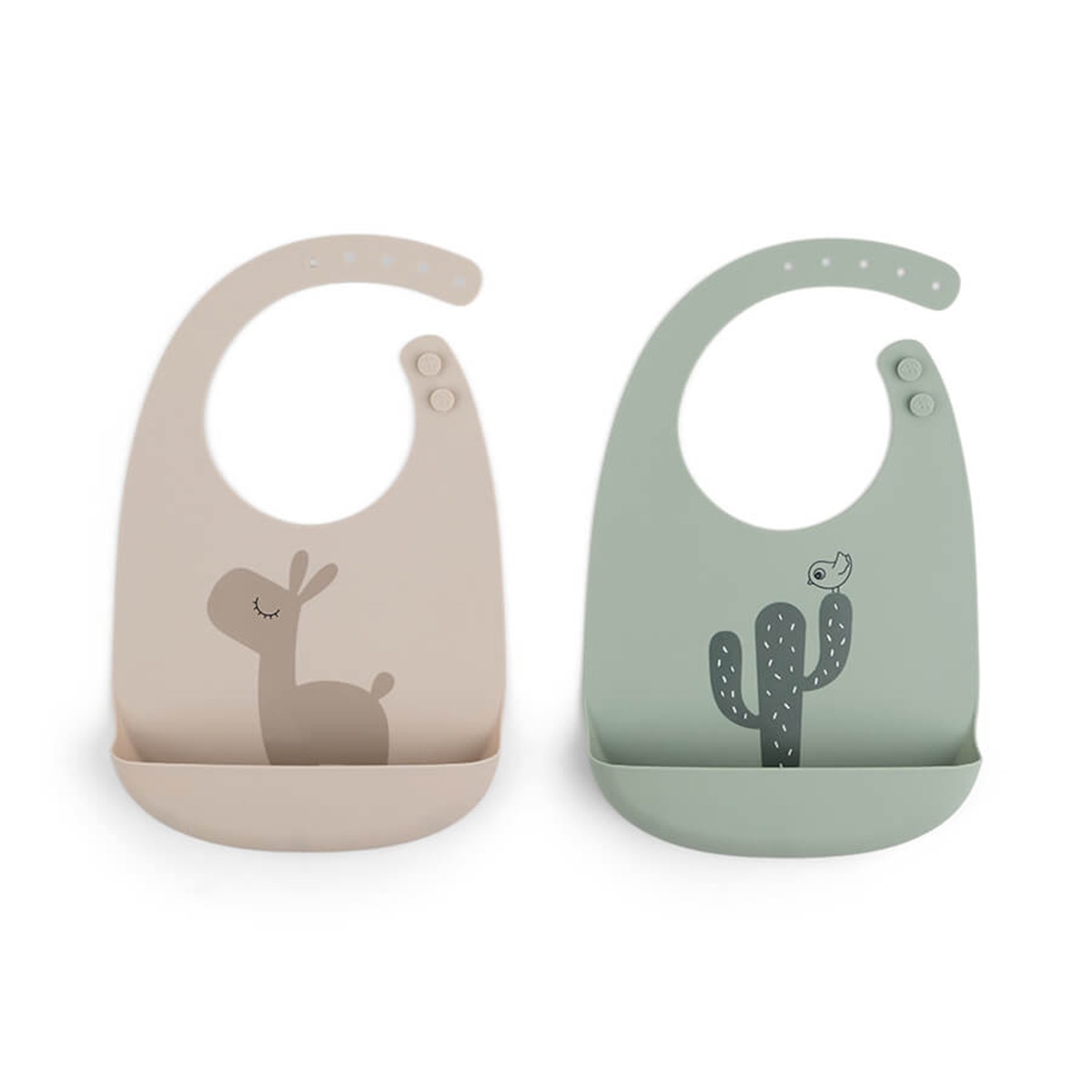 Imagem 0 de Babetes Ajustáveis de Silicone - Pack de 2 Unid.