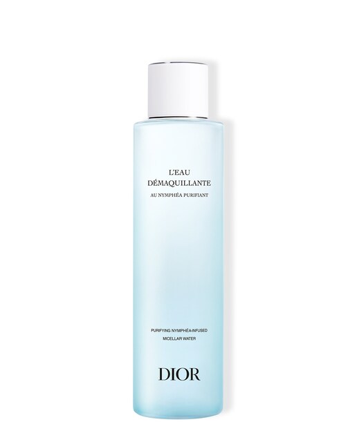 Dior – Agua micelar desmaquillante para rostro y ojos – fórmula de tratamiento con nenúfar blanco francés purificante.