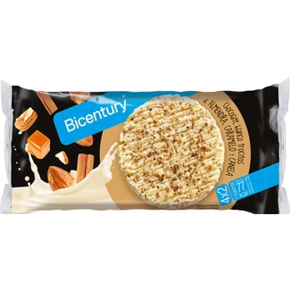 Bicentury Tortilha de Chocolate Branco com Amendoim e Caramelo Pack 4X2 embalagem 138 g