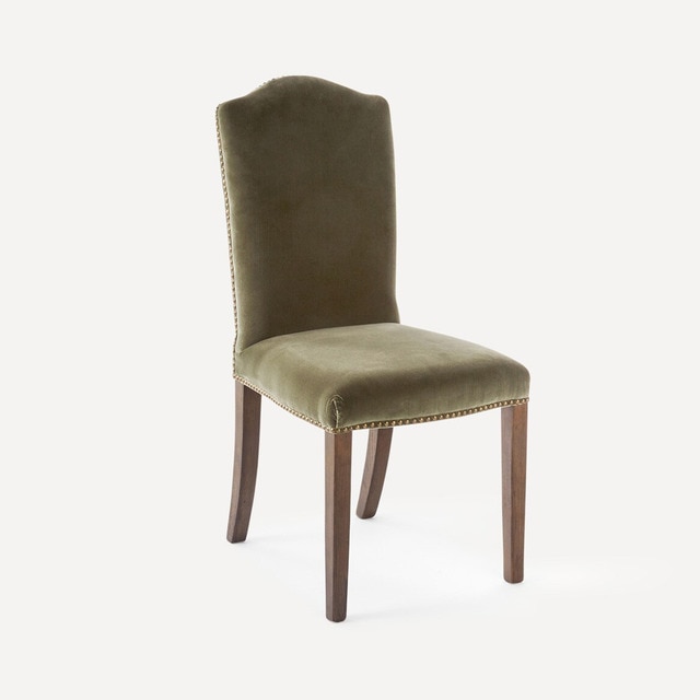 Silla de comedor tapizada en terciopelo Grace El Corte Inglés