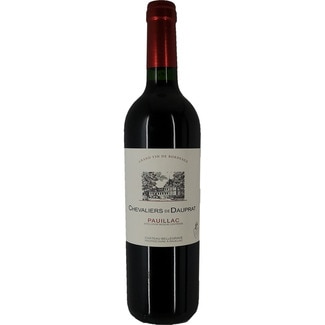 CHEVALIERS DE DAUPRAT red wine AOC Pauillac Bordeaux, France bottle 75 cl