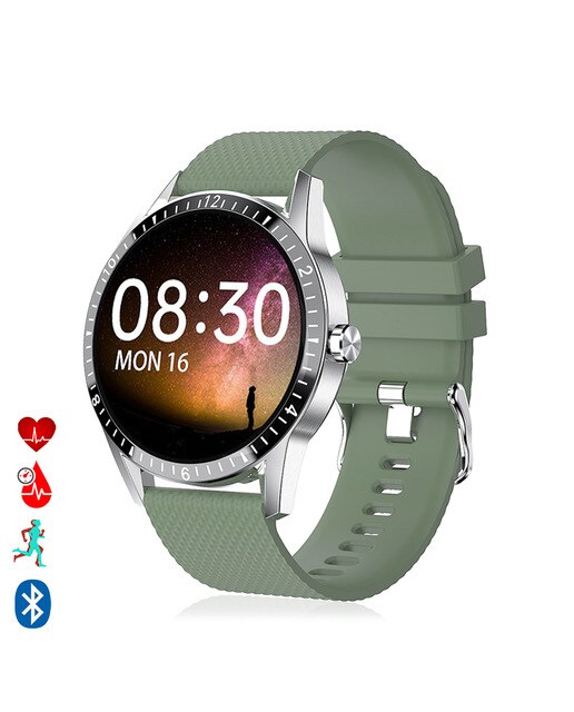 H30 Smartwatch Women Men DIY Watchface Full Touch Fitness