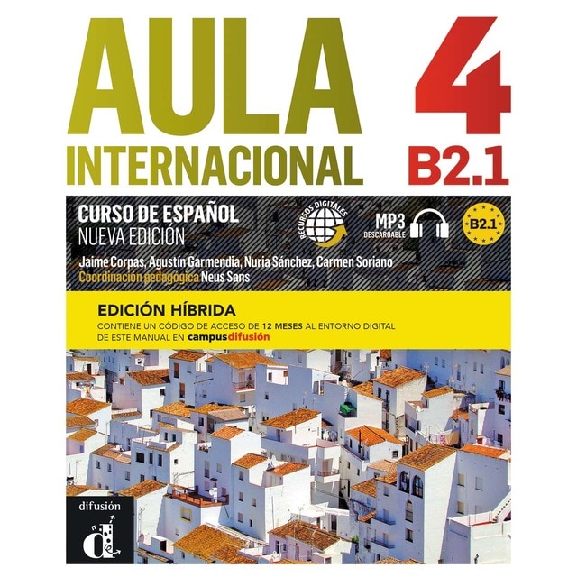 Aula Int. N.E. 4 Ed.hibrída L. del alumno (Tapa blanda)