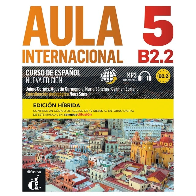 Aula Int. N.E. 5 Ed.hibrída L. del alumno (Tapa blanda)
