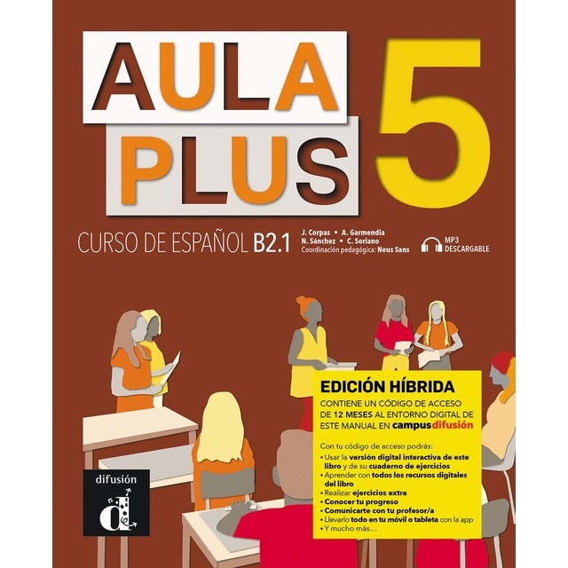 Aula Plus 5 Ed.hibrída L. del alumno (Tapa blanda)