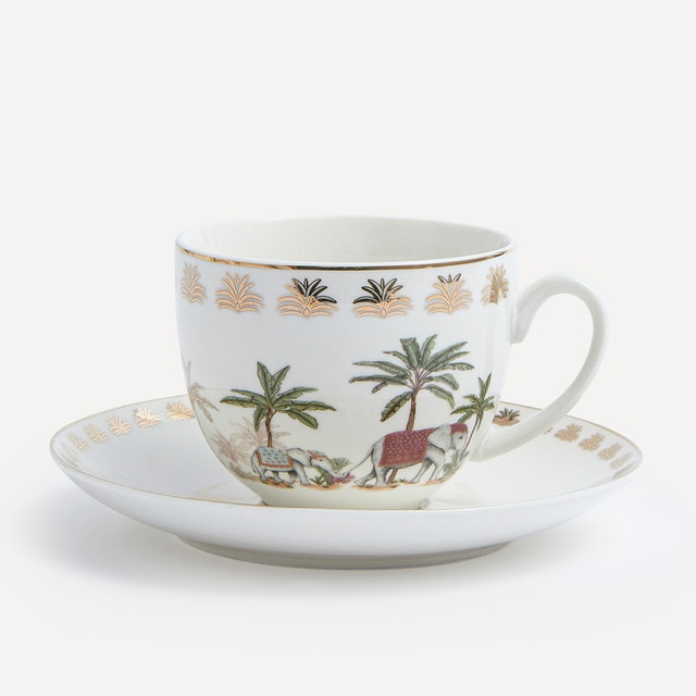 Taza de desayuno con plato Sundar El Corte Inglés