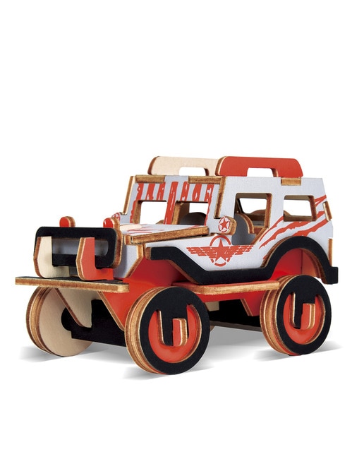 Puzzle 3d madera todoterreno