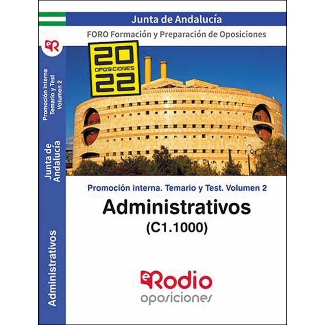 Administrativos (C1.1000) Junta de Andalucía. Promoción interna. Temario y Test. Volumen 2 (Tapa blanda)