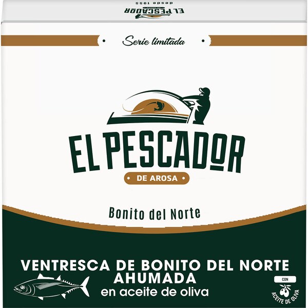 Smoked skipjack tuna belly in olive oil tin 75 drained weight g