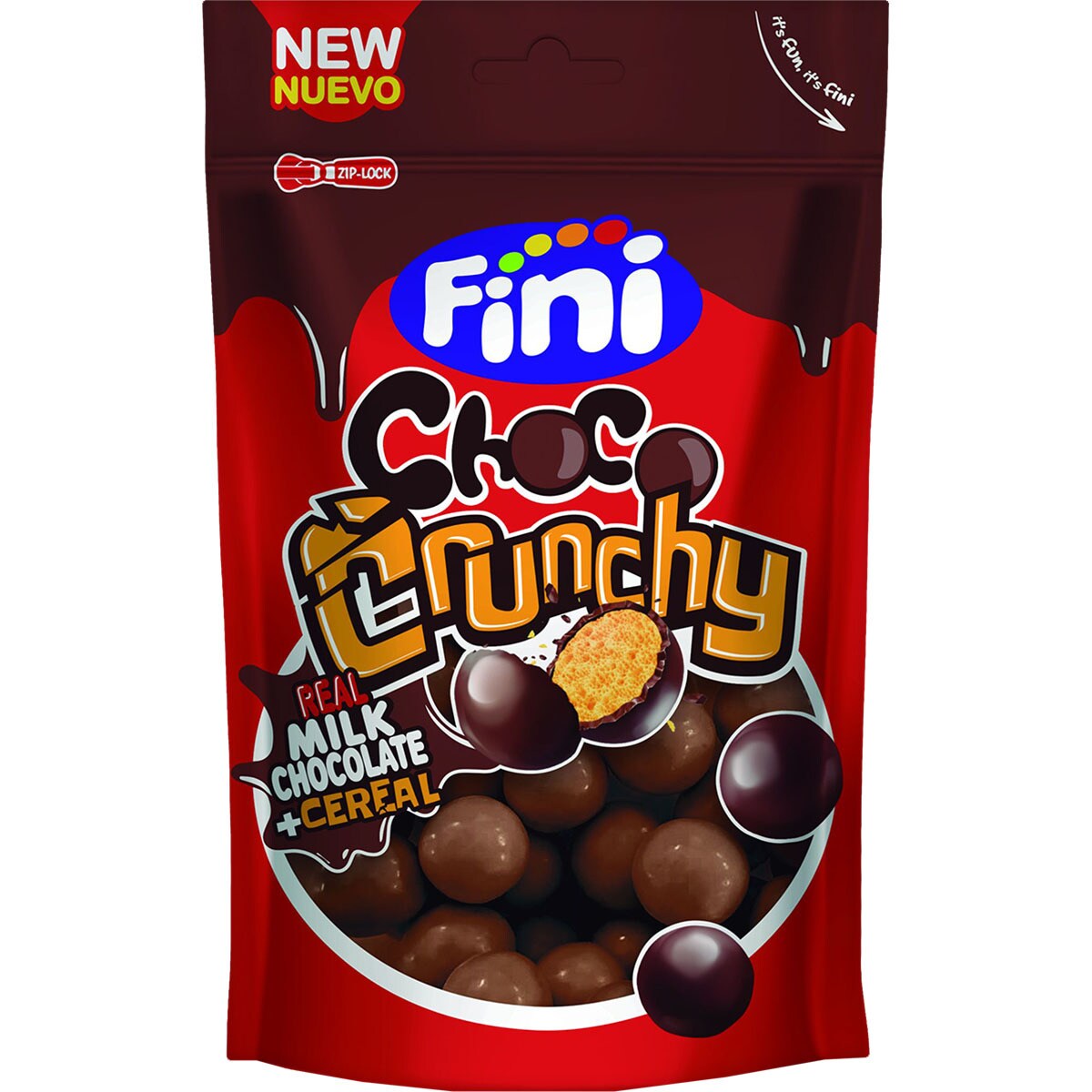 Choco Crunchy milk chocolate coated cereal balls bag 115 g · FINI · Supermercado El Corte Inglés