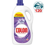 detergente máquina líquido lavanda para ropa blanca y de color botella 120 dosis