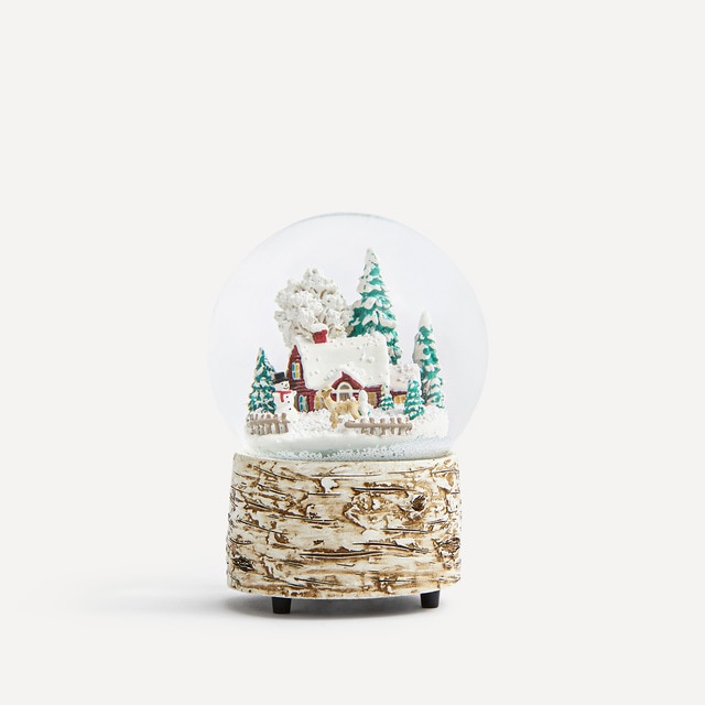 Bola de nieve con música y casas navideñas Navidad El Corte Inglés